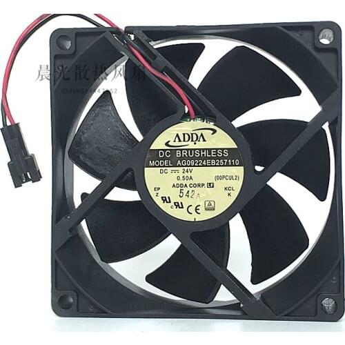 Original ADDA AG09224EB257110 9CM 9025 DC 24V 0.50A dual ball inverter server cooling fan