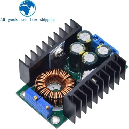 TZT DIY Electric Unit High quality C-D C CC CV Buck Converter Step-down Power Module 7-32V to 0.8-28V 9A 300W XL4016