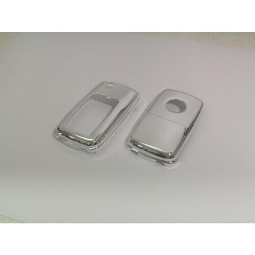 Silver Plated Chrome Remote Key Protection Case for VW MK4 MK5 Golf Jetta Bora Polo Beetle GTI
