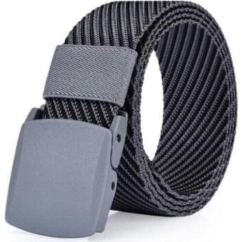 New Hot Sale Men and Women Belt High Quality Automatic Buckle Nylon Belt OutdoorTravel Tactical Waist Belt Unisex Mens Belts