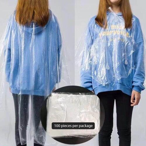 100Pcs Disposable Hairdressing Capes PE Waterproof Hair Cape Barber Cutting Hair Apron Transparent Disposable Hairdressing Cloth