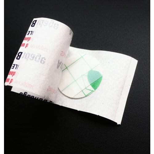 100Pcs New 25mm Adhesive Plaster Wound Sticker Transparent Band First Aid Bandage Emergency Survival Kit
