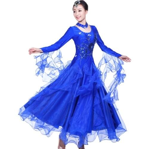 2017 New standard ballroom dress women ballroom dance competition dresses ballroom dancing dress tango dress