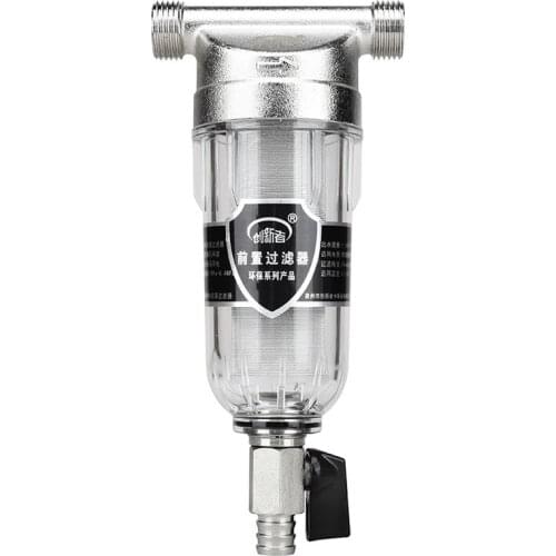 3/4inch Water Pipe Purifier Backwash Well Water Tap Kitchen Water Filter House Water Filter Large Flow Household Equipment