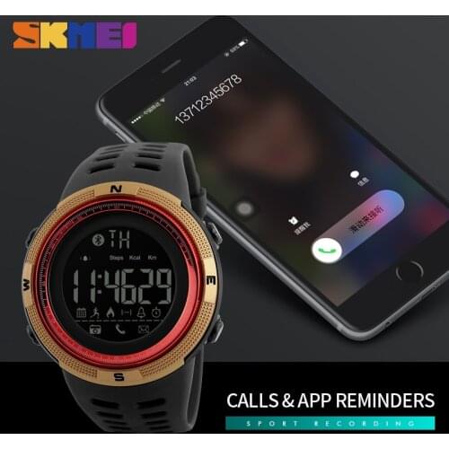 Famous Men Watches Smart Chrono Calories Pedometer Multi-Functions Sports Watches Reminder Digital Wristwatches Relogios