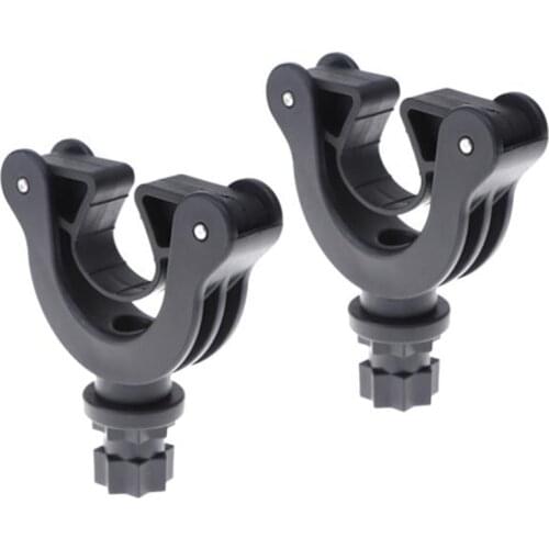 2Pcs Paddle Holder for Stand Up Paddle Boards and Kayaks Deck Side Track Mounted,Inner Hexagon Base