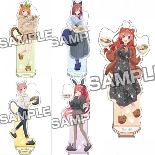 Anime The Quintessential Quintuplets Cook Girl Series Nakano Ichika Miku Acrylic Stand Figure Model Plate Cosplay Decor Gifts