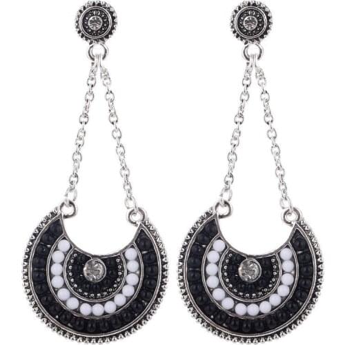 LOVBEAFAS Ethnic Bohemian Earings Fashion Jewelry Long Drop Dangle Earrings Women Brinco Bijoux Vintage Statement Earrings