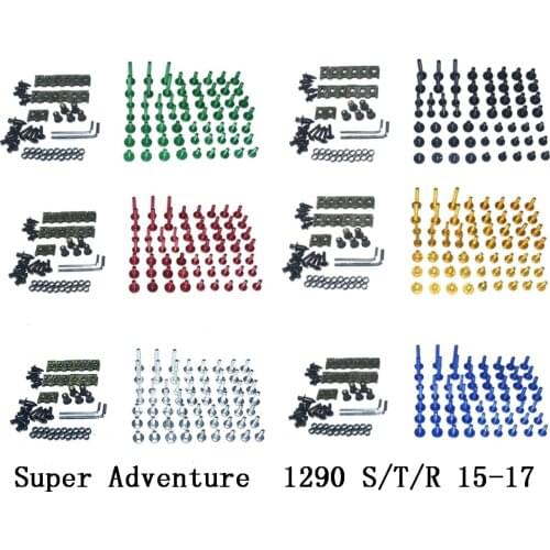 Motorcycle Complete Fairing Bolts Kit Bodywork Screws For Fit KTM Super Adventure 1290 S/T/R 2015-2017
