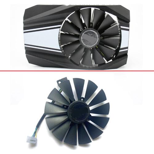 New 95MM FDC10U12D9-C 6PIN PLD10010B12HH GTX1660Ti GPU Fan For Asus PH-GTX1660Ti-O6G 6G GTX1660Ti 6G DDR6 RTX 2060-6G Cooling