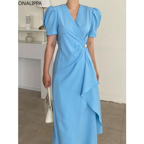 Onalippa Summer Dresses With Buttons