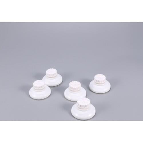 5pcs 6.1cm PVC Rotate Vacuum Suction Cups Accessory With Screw Pole For Bath Shelf Shower Caddies Organizer