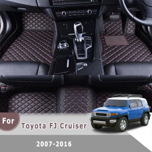 RHD Carpets For Toyota FJ Cruiser 2016 2015 2014 2013 2012 2011 2010 2009 2008 2007 Car Floor Mats Auto Interiors Accessories