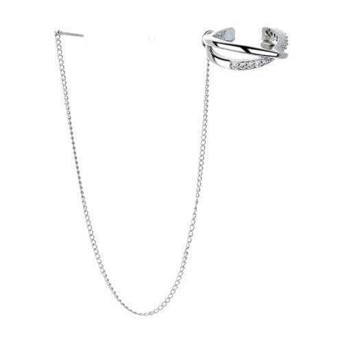 KISSLOVE 1pcs Korean Long Ear Line Ear Clip For Women Tassel Ear Cuff Clip on Earrings Fashion Jewelry Femme