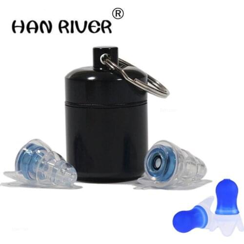 Silicone Ear plug Sound Insulation Ear Protection Reusable Noise Music Reducing Cancelling Earplugs For Sleep Drummer