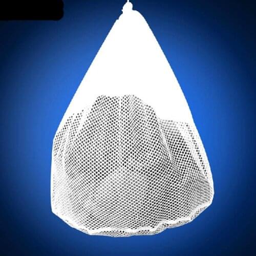 Bundle rope laundry bag ultra large thickening big size coat care wash bag net mesh bag