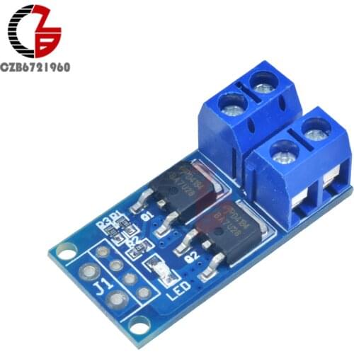 High Power Wide Voltage DC 5V-36V 15A 400W Dual MOS FET Trigger Switch Drive Module PWM Regulator Control Panel