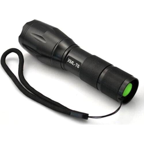 High Quality LED Torch E17 CREE XML T6 3800 Lumens High Power Zoomable LED Flashlight Torch light By 3xAAA or 18650 Battery