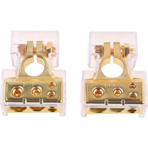 1 Pair Car Battery Clip Connector Car Audio Modified Battery Head Car Battery Connector Terminal Connector For Car Boat Van Auto