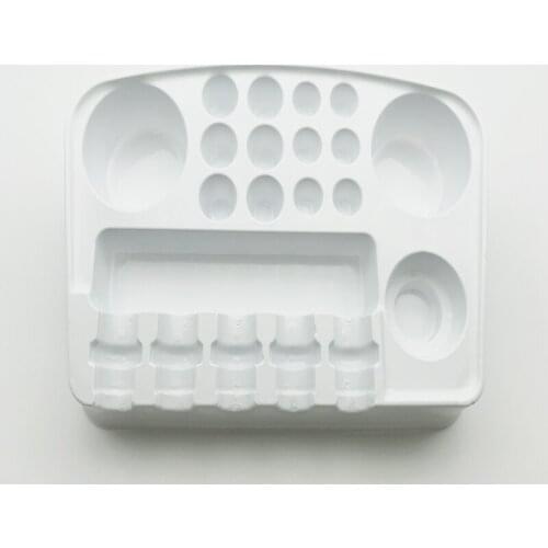 1 Set Disposable White Tattoo Pigments Cups Caps Permanent Makeup Ink Cups S/M Size 8/11MM Tattoo Equipment Accessory