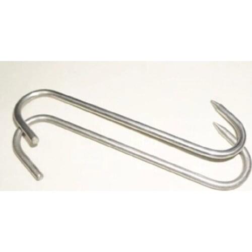 2Pcs/Set Type Stainless Steel Meat Kitchen Hook Clasps Bacon/Jig/Burning/Roast Duck Hook Turkey Hook