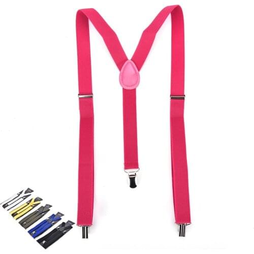 2017 Braces Men Suspenders for Women Jeans Pants Trouser with Clip-on Braces Elastic Suspenders Black White Clothing Accessories