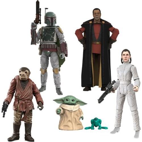 3.75inch Star wars Greef Karga Yoda baby Leia Organa Solo zutton anime action & toy figures model toys for children