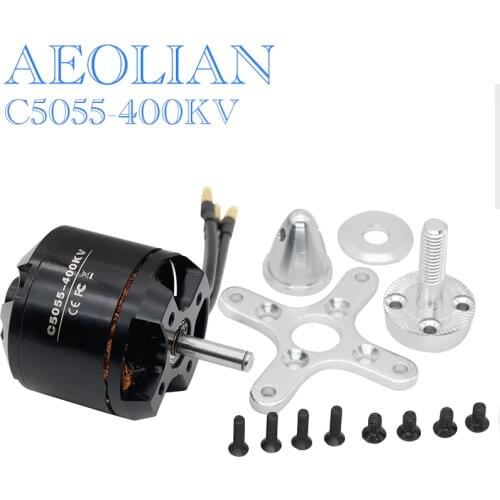 Aeolian High Performance C5055/4120 400KV 14 Poles Brushless Motor for RC Airplane Fixed-wing