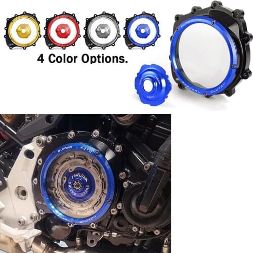 For BMM F900R 2020-2021 CNC Racing Clear Clutch Cover Spring Retainer Ring Pressure Plate F 900R 900 F900 R Engine parts