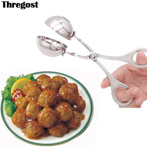 Stainless Steel Meatball Press Maker Meatball Fish Ball Clip DIY Fish Meat Rice Ball Maker