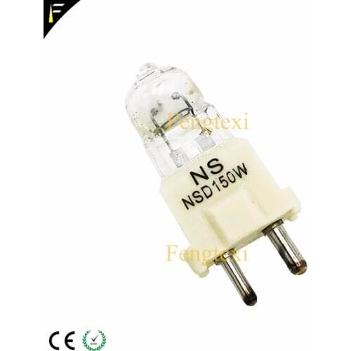 Fengtexi HTI 150 Watt GY9.5 Halogen Metal Halide Light/ HTI Metal Damp Lamp 150W gy9.5 for Disco Moving Light
