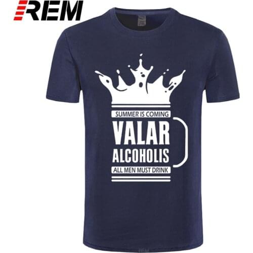 Fashion Hot Sale All Men Must Drink - Summer Is Coming Valar Alcoholics Standard Unisex T-Shirt Tee shirt