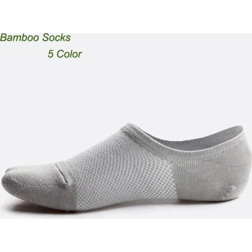 New Arrival Summer Socks Brand Cotton & Bamboo Socks Casual Low Cut Socks Men Breathable Invisible Socks Men 5Pairs/lot