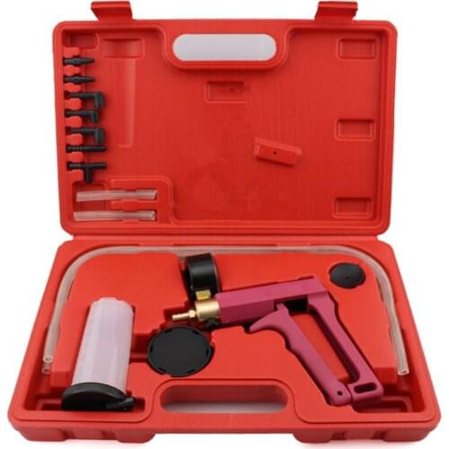 Hand-held Vacuum Pump Brake Bleeder Kit Vacuum Gages-Nylon Pump Body Manual vacuum pump for steam protection tool