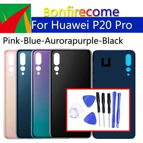 For Huawei P20 Pro Back Glass Battery Cover Rear Door Housing Case P20Pro CLT-L04 L09 T-L09C AL00 AL01 Chassis Shell