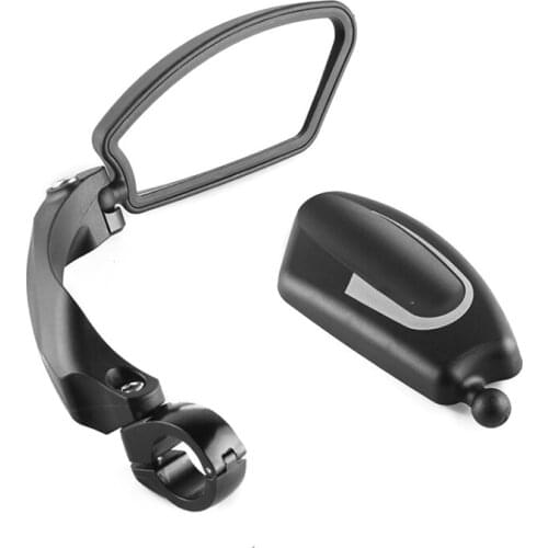 Rearview-Mirror Handlebar Bicycle Rearview Handlebar Mirrors Cycling Rear View MTB Bike Silicone Handle Rearview Mirror