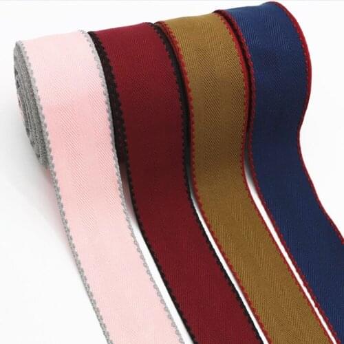 1-1/2 38mm double-sided pattern/lace ribbon 10 yards DIY handmade material hair bow handicraft material bow