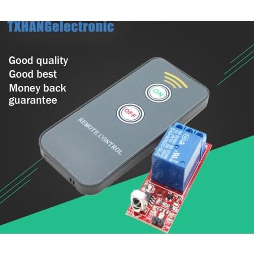 1 Channel Infrared Switch Relay Driving Module Board 5V Active Remote Controller