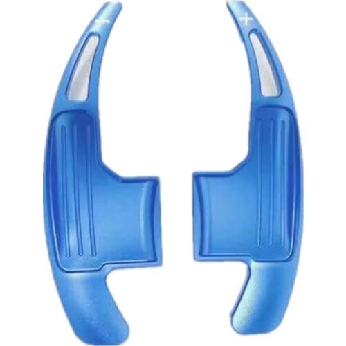 1Pair Car Steering Wheel Shift Paddle Shifter For Ford Mustang 2015 2016 2017 2018 2019 Range Red Black Silver blue