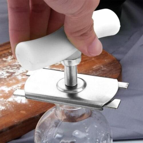 1 Pcs Can Opener Tools Cap Lid Easy Gadget Manual Can Jar Opener Adjustable Stainless Steel Lids off Bottle Twist
