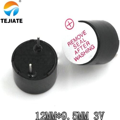 10pcs 12095 3v Active Buzzer Magnetic Long Continous Beep Tone 12*9.5mm