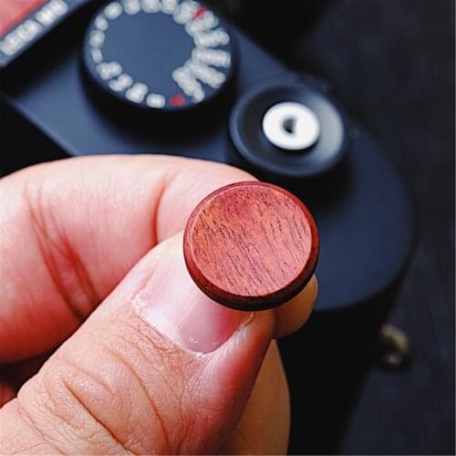 16MM Rosewood Wooden Wood Soft Shutter Release Button For Leica M10 M10-P Fujifilm X100F XE3 XT2 XT30 XT20 FujiFilm XT20 X T2