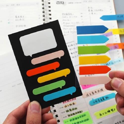60/100/200 Sheets Fluorescence Colour Self Adhesive Memo Pad Sticky Notes Bookmark Point It Marker Sticker Paper School Supplies