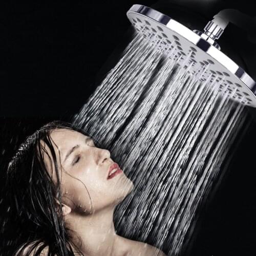 8 inch Rainfall Showerhead Overhead Ceiling Sprayer ABS Round Shower Head Bathroom faucet Shower system accessories
