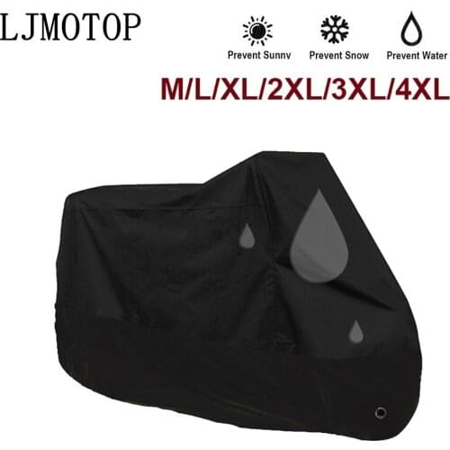 Motorcycle Cover M L XL 2XL 3XL 4XLUniversal Indoor Outdoor Uv Protector for Scooter Motorbike Waterproof Rain Dustproof Cover