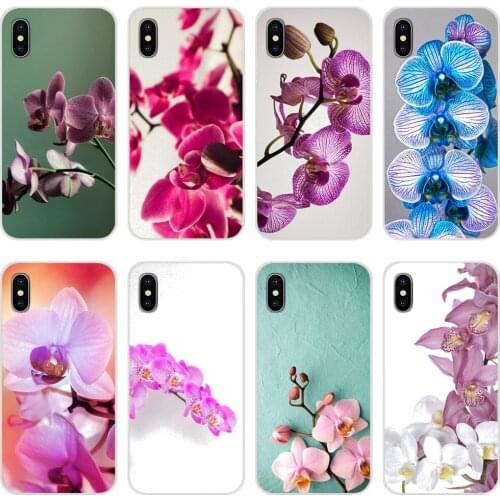 TPU Bag Case For Samsung Galaxy J1 J2 J3 J4 J5 J6 J7 J8 Plus 2018 Prime 2015 2016 2017 Orchid Flowers Colorful Luxury Fashion 2D