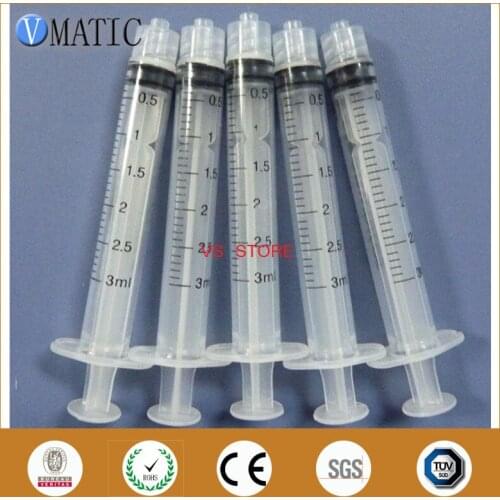 High Quality 20Pcs 5ml 5cc Dispensing Plastic Liquid Dispenser Manual Syringe Industrial Glues Dispensing Syringe