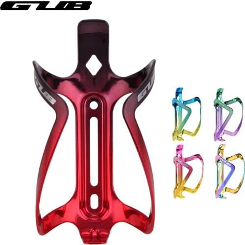 GUB Dazzle Color Bicycle Water Bottle Cage MTB Bottle Mount Rack Holder Road Bike Cycling Aluminum Alloy Bidon Cage Holder Mount