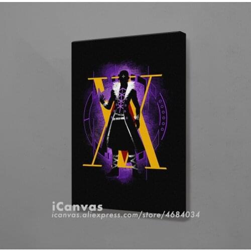 Hunter X hunter hxh Chrollo Lucifer Poster Framed Wooden Canvas Wall Art Decoration Prints Living Room Home Frame Decor Painting