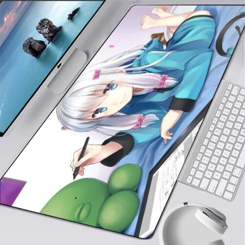Anime SEXY MANGA TEACHER Izumi Sagiri Hot Anime 3D Boobs Breast Mouse Pad Mice Pad with laptop mouse pad Big Carpet Manga gift